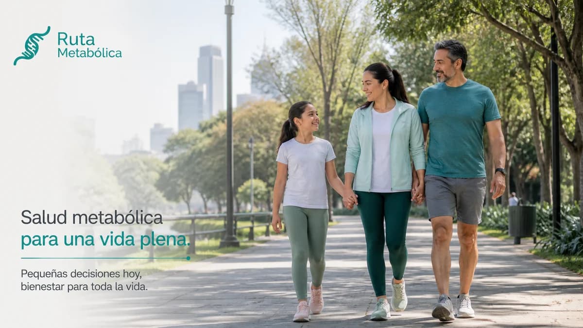 Personas mexicanas caminando en un parque urbano como parte de hábitos sostenibles